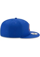 New Era Detroit Pistons Blue Primary Logo 9FIFTY Mens Snapback Hat