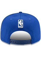 New Era Detroit Pistons Blue Primary Logo 9FIFTY Mens Snapback Hat