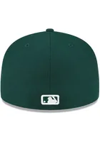 New Era Cincinnati Reds Mens Green Basic 59FIFTY Fitted Hat