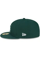 New Era Cleveland Guardians Mens Green Basic 59FIFTY Fitted Hat