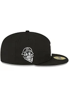 New Era Pittsburgh Pirates Mens Black Side Patch 59FIFTY Fitted Hat