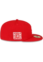 New Era St Louis Cardinals Mens Red Side Patch 59FIFTY Fitted Hat