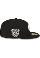 New Era Green Bay Packers Mens Black Side Patch 59FIFTY Fitted Hat