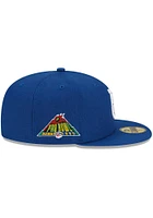 New Era Indianapolis Colts Mens Blue Patch Up 59FIFTY Fitted Hat