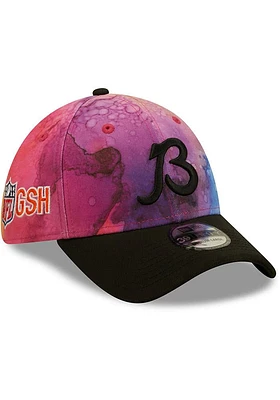 New Era Chicago Bears Mens Pink 2022 Crucial Catch 39THIRTY Flex Hat