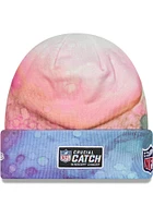 New Era Chicago Bears Pink 2022 Crucial Catch Cuff Mens Knit Hat
