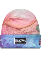 New Era Cleveland Browns Pink 2022 Crucial Catch Cuff Mens Knit Hat
