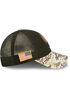 New Era Cleveland Browns 2022 Salute to Service Trucker 9FORTY Adjustable Hat - Black