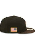 New Era Cleveland Browns Black 2022 Salute to Service 9FIFTY Mens Snapback Hat