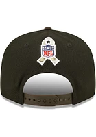 New Era Cleveland Browns Black 2022 Salute to Service 9FIFTY Mens Snapback Hat