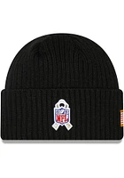 New Era Indianapolis Colts Black 2022 Salute to Service Cuff Mens Knit Hat