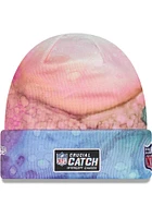 New Era Pittsburgh Steelers Pink 2022 Crucial Catch Cuff Mens Knit Hat