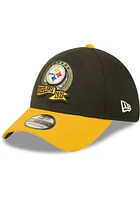 New Era Pittsburgh Steelers Mens Black 2022 Salute to Service 39THIRTY Flex Hat