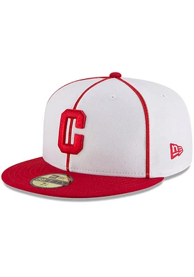 New Era Pittsburgh Crawfords Mens White 2022 Turn Back the Clock 59FIFTY Fitted Hat