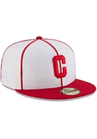 New Era Pittsburgh Crawfords Mens White 2022 Turn Back the Clock 59FIFTY Fitted Hat