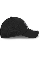 New Era Oklahoma City Thunder Mens Black White Logo Neo 39THIRTY Flex Hat
