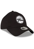 New Era Philadelphia 76ers White Logo Casual Classic Adjustable Hat - Black