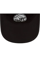New Era Philadelphia 76ers White Logo Casual Classic Adjustable Hat - Black