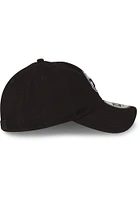 New Era Philadelphia 76ers White Logo Casual Classic Adjustable Hat - Black