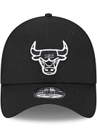 New Era Chicago Bulls Mens Black Neo 39THIRTY Flex Hat