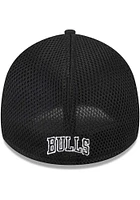 New Era Chicago Bulls Mens Black Neo 39THIRTY Flex Hat
