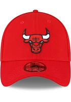 New Era Chicago Bulls Mens Red Team Classic 39THIRTY Flex Hat
