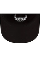 New Era Chicago Bulls White Logo Casual Classic Adjustable Hat - Black