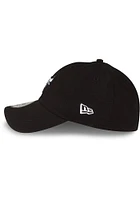 New Era Chicago Bulls White Logo Casual Classic Adjustable Hat - Black