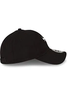 New Era Chicago Bulls White Logo Casual Classic Adjustable Hat - Black