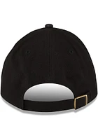 New Era Chicago Bulls White Logo Casual Classic Adjustable Hat - Black