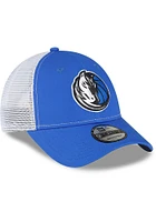 New Era Dallas Mavericks Trucker 9FORTY Adjustable Hat - Blue