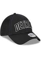 New Era Detroit Pistons Mens Black Alt Neo 39THIRTY Flex Hat