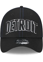 New Era Detroit Pistons Mens Black Alt Neo 39THIRTY Flex Hat