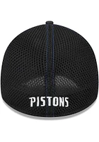 New Era Detroit Pistons Mens Black Alt Neo 39THIRTY Flex Hat