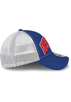 New Era Detroit Pistons Trucker 9FORTY Adjustable Hat - Blue