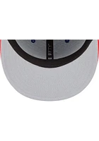 New Era Detroit Pistons Blue 2T Basic 9FIFTY Mens Snapback Hat