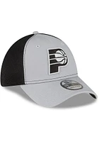 New Era Indiana Pacers Mens Grey 2T Neo 39THIRTY Flex Hat