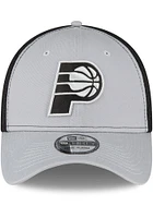 New Era Indiana Pacers Mens Grey 2T Neo 39THIRTY Flex Hat