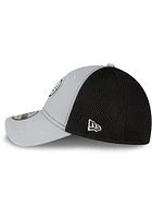 New Era Indiana Pacers Mens Grey 2T Neo 39THIRTY Flex Hat