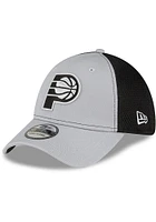 New Era Indiana Pacers Mens Grey 2T Neo 39THIRTY Flex Hat