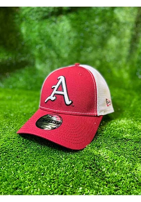 New Era Arkansas Razorbacks Trucker 9FORTY Adjustable Hat - Red