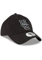 New Era Cincinnati Bearcats White Logo Retro Casual Classic Adjustable Hat - Black