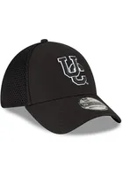 New Era Cincinnati Bearcats Mens Black Retro White Logo Neo 39THIRTY Flex Hat