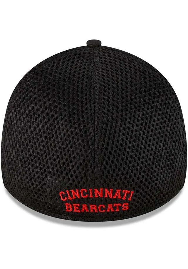 New Era Cincinnati Bearcats Mens Black Retro Neo 39THIRTY Flex Hat