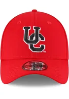 New Era Cincinnati Bearcats Mens Red Retro Team Classic 39THIRTY Flex Hat