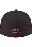 New Era Cincinnati Bearcats Mens Black Retro Basic 59FIFTY Fitted Hat