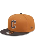 New Era Cleveland Guardians Brown 2T Color Pack  9FIFTY Mens Snapback Hat