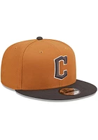 New Era Cleveland Guardians Brown 2T Color Pack  9FIFTY Mens Snapback Hat