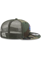 New Era Kansas Jayhawks Green Camotruck 9FIFTY Mens Snapback Hat
