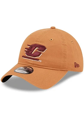 New Era Central Michigan Chippewas Core Classic 2.0 Adjustable Hat - Brown